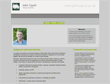 Tablet Screenshot of johncaunt.biz